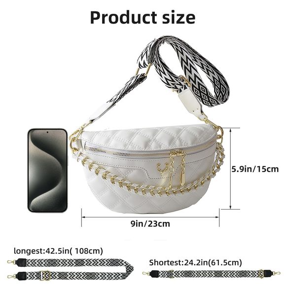 Small Crossbody Sling Bag Luxury Faux Leather Shoulder Bag With T_T - Picture 2 of 7